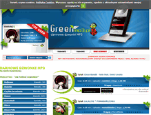 Tablet Screenshot of greenmp3.pl